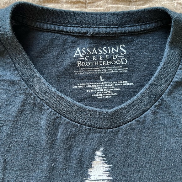 Assassin’s Creed Brotherhood Promo Video Game T-Shirt Size Large - Picture 3 of 5